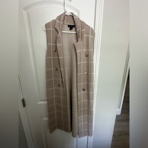 Long sweater vest